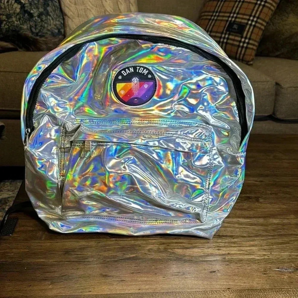 DanTDM Youtuber Diamond Iridescent Backpack Bag adjustable - Picture 1 of 11